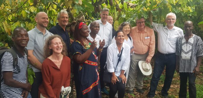 Ambassadors in cocoa farm