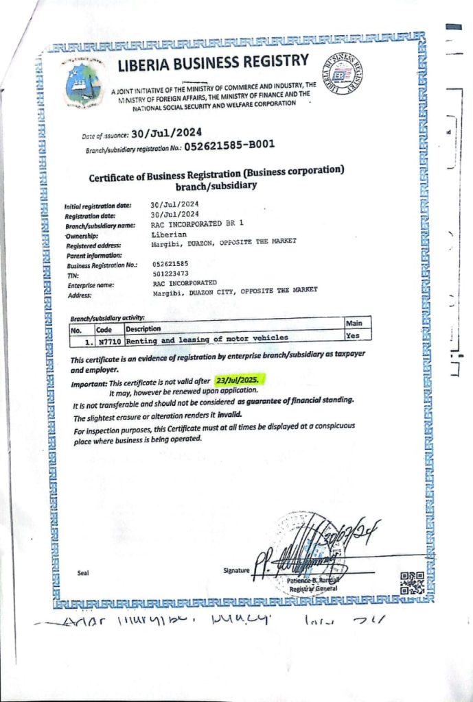 Fake RAC Certificate The DayLight Fake RAC Certificate