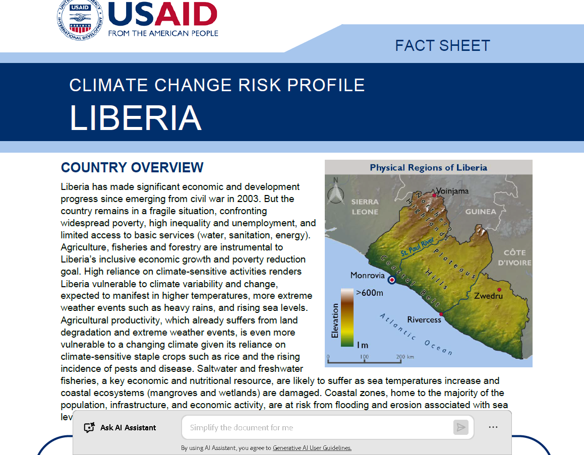USAID ATLAS RISK PROFILE